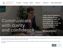 Tablet Screenshot of londonspeechworkshop.com